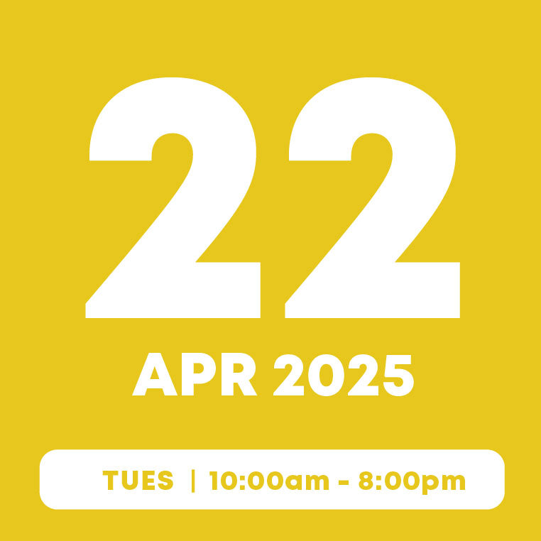 22 Apr | Main Pass (1hr) + Add-On Pass (Free)