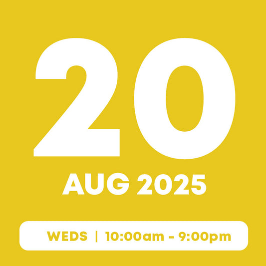20 August |  Inflatables Pass (1hr) + Activities Pass (Free)
