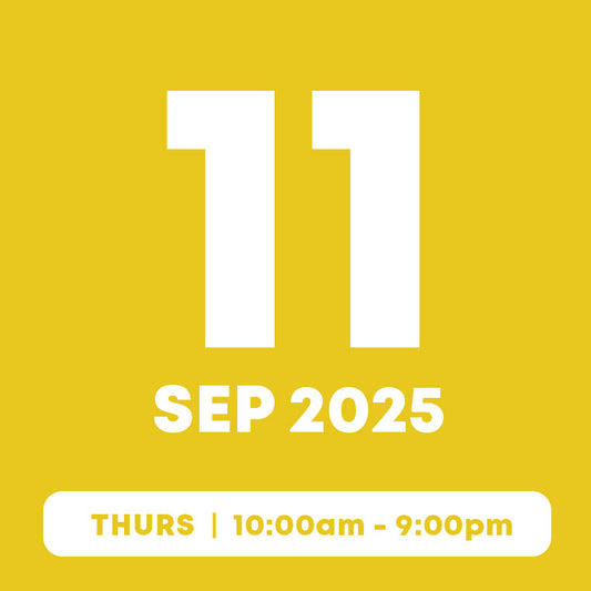 11 Sep |  Inflatables Pass (1hr) + Activities Pass (Free)