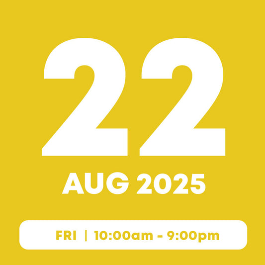 22 August |  Inflatables Pass (1hr) + Activities Pass (Free)