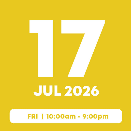 17 July 2026 |  Inflatables Pass (1hr)