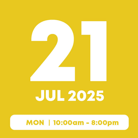 21 July |  Inflatables Pass (1hr) + Activities Pass (Free)