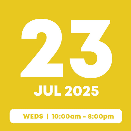 23 July |  Inflatables Pass (1hr) + Activities Pass (Free)