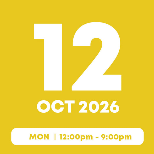 12 Oct 2026 |  Inflatables Pass (1hr)