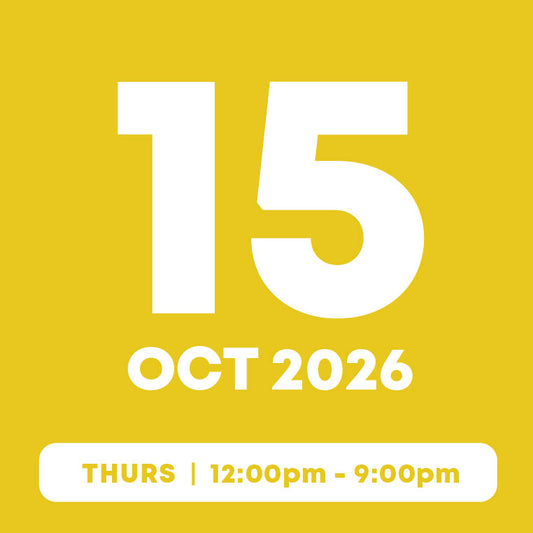 15 Oct 2026 |  Inflatables Pass (1hr)
